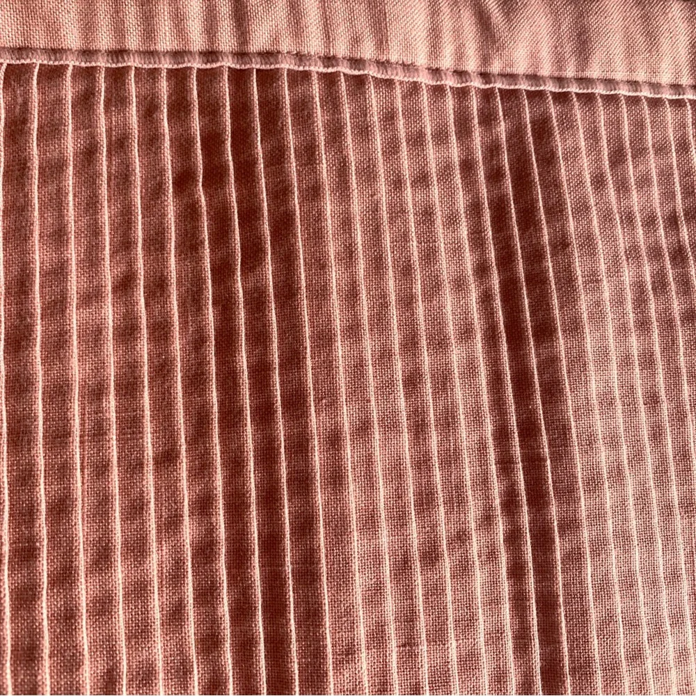 Vintage Pier 1 Set of 8 Mauve Pleated Placemats
